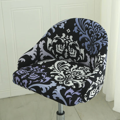 1PC Semi-Circular Universal Wear-Resistant Chair Cover Chair Cover Dust-proof Elastic Restaurant Hotel Dining Chair Cover 의자 커버