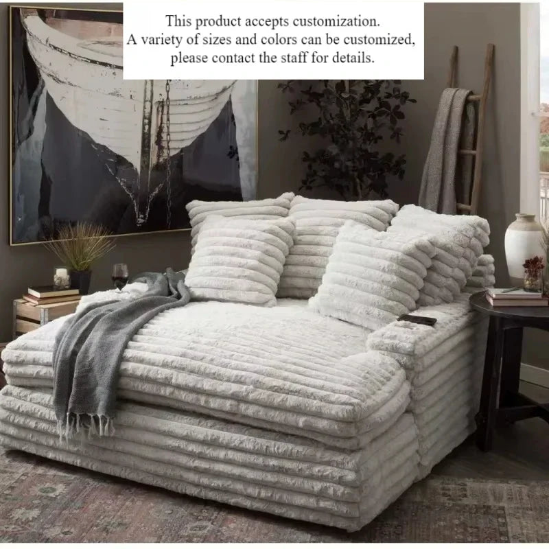 hot sale New Arrival Living Room Sofas Unique White Luxury Modern Lounge Lazy Sofa Balcony