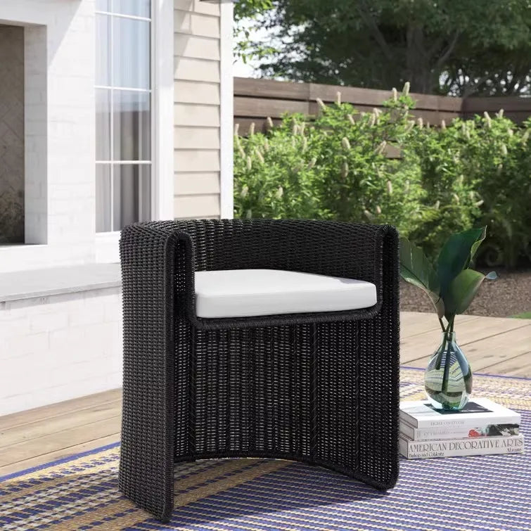 Outdoor Outdoor Terrace Villa High-grade Dining Chair Creative Rattan Chair Outdoor Rattan Chair