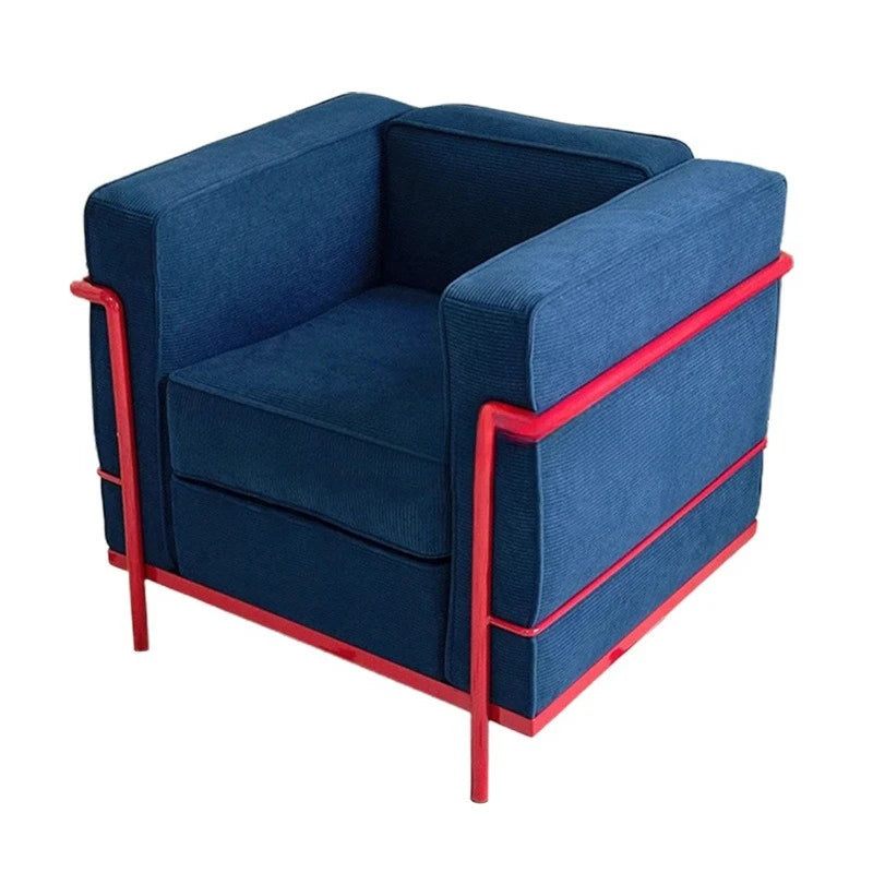 Sofa single chair, living room metal leisure chair