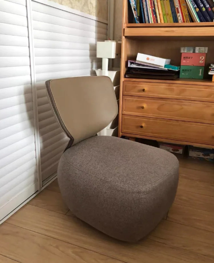 Luxury Fabric Living Room Chair Coffee Shop Living Room Lounges Chair Bedroom Sofa Furniture Low Stool Balcony Leisure Chair t