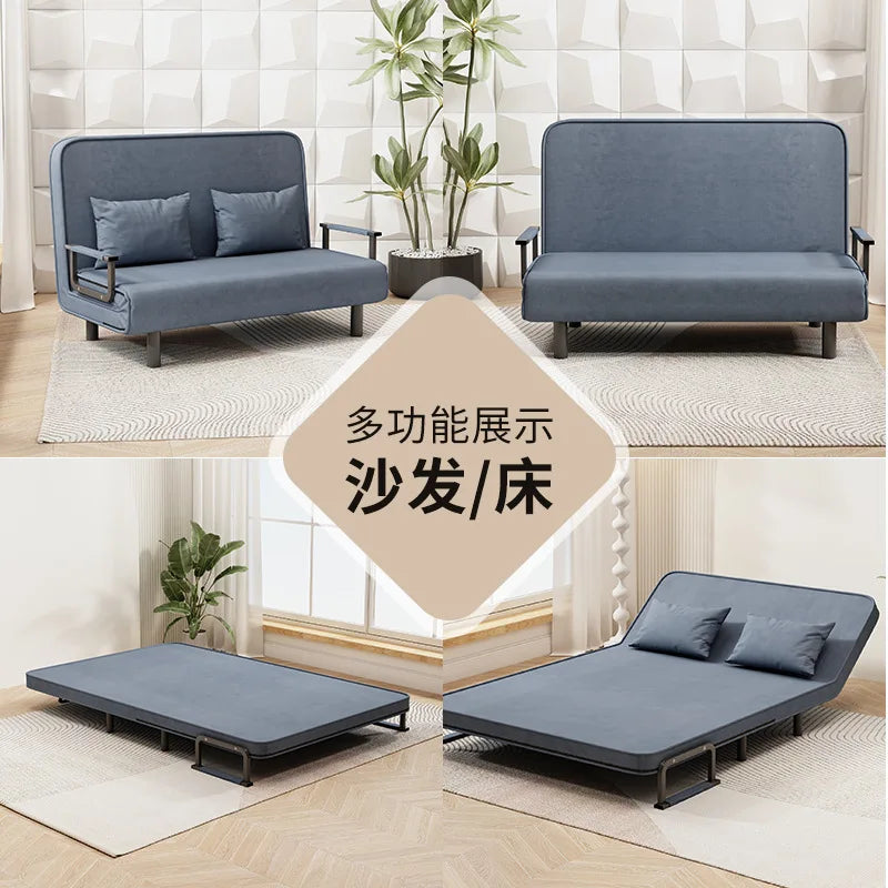 Small apartment sofa bed multifunctional lunch bed nap bed escort bed living room office sofa chair foldable bed
