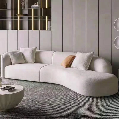 Nordic Style Modern Modular Tufted Fabric Sofa Set for Living Room Hotel or Apartment