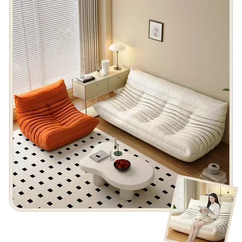 Caterpillar Sofa Designer, Two Person Lazy Leisure Chair, Three Person Small-sized Sofa