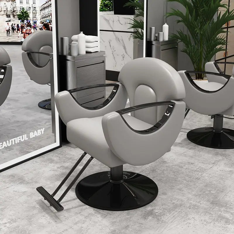 Elegant Beauty Barber Chairs Premium Nordic Style Minimalist Salon Chairs Aesthetic Italian Silla Para Lashista Salon Furniture
