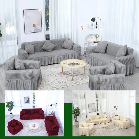 Straight Sofa Cover for Couch, Armchair Covers, 2 and 3 Seats, Corner Living Room, Modern Sides, Chair Elastic Set Furniture