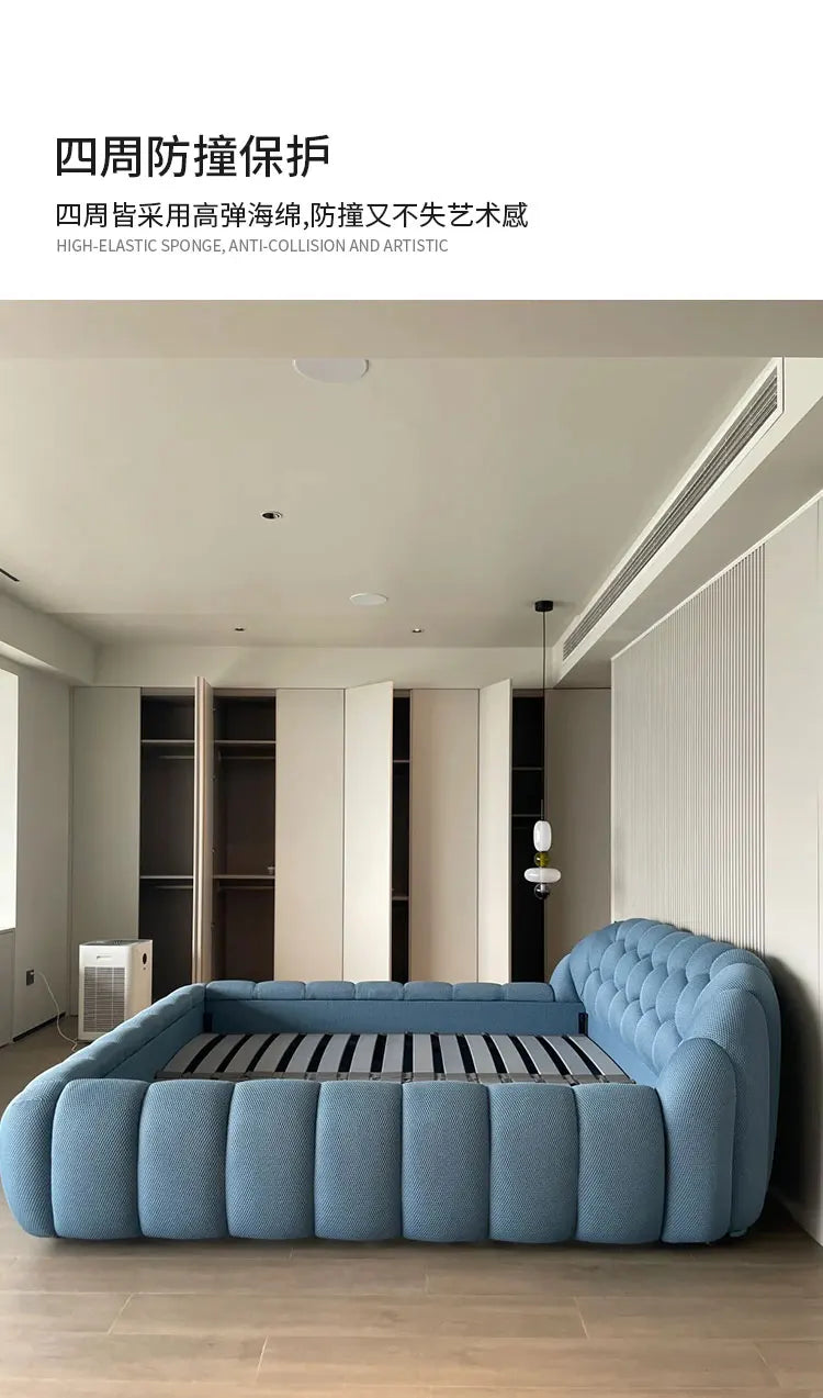 Lounge Clear Bed Decoration Beauty Room Decor Large Size European Sun Sleeping Bed Safe Letto Matrimoniale Trendy Furniture