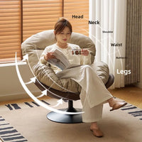 Lounge Chair Swing Egg Shell Daybed Rocker Relaxation One Person Cozy Nest Sofa Lounge Chair Home Furniture Sofa Bed Furniture