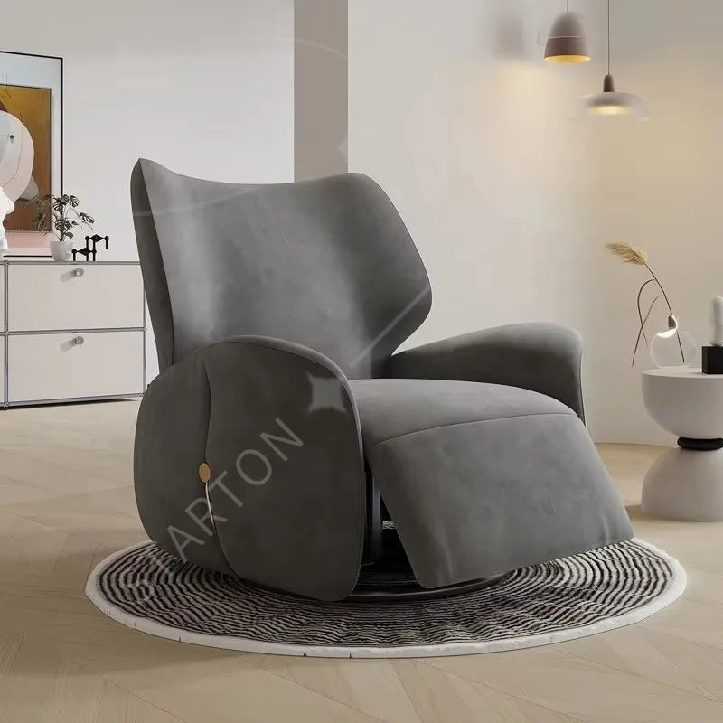 Modern Smart Living Room Recliner Sofa Chair Comfortable Cotton Push Back Rocking Chair Convertible for Home Bar Furniture