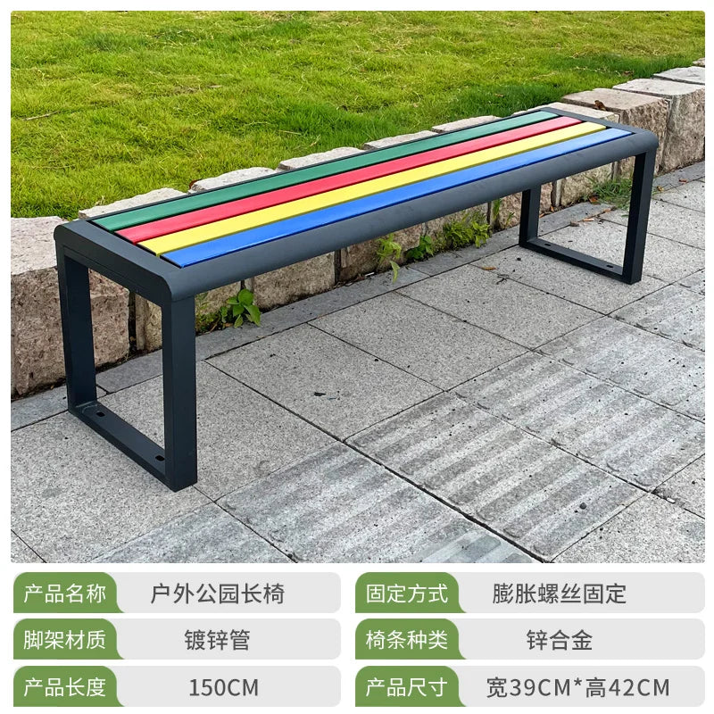 Chaise de parc, banc de loisirs en plein air, tabouret de cour, centre commercial, terrain de basket-ball, repos, chaise à rangée, meubles durables