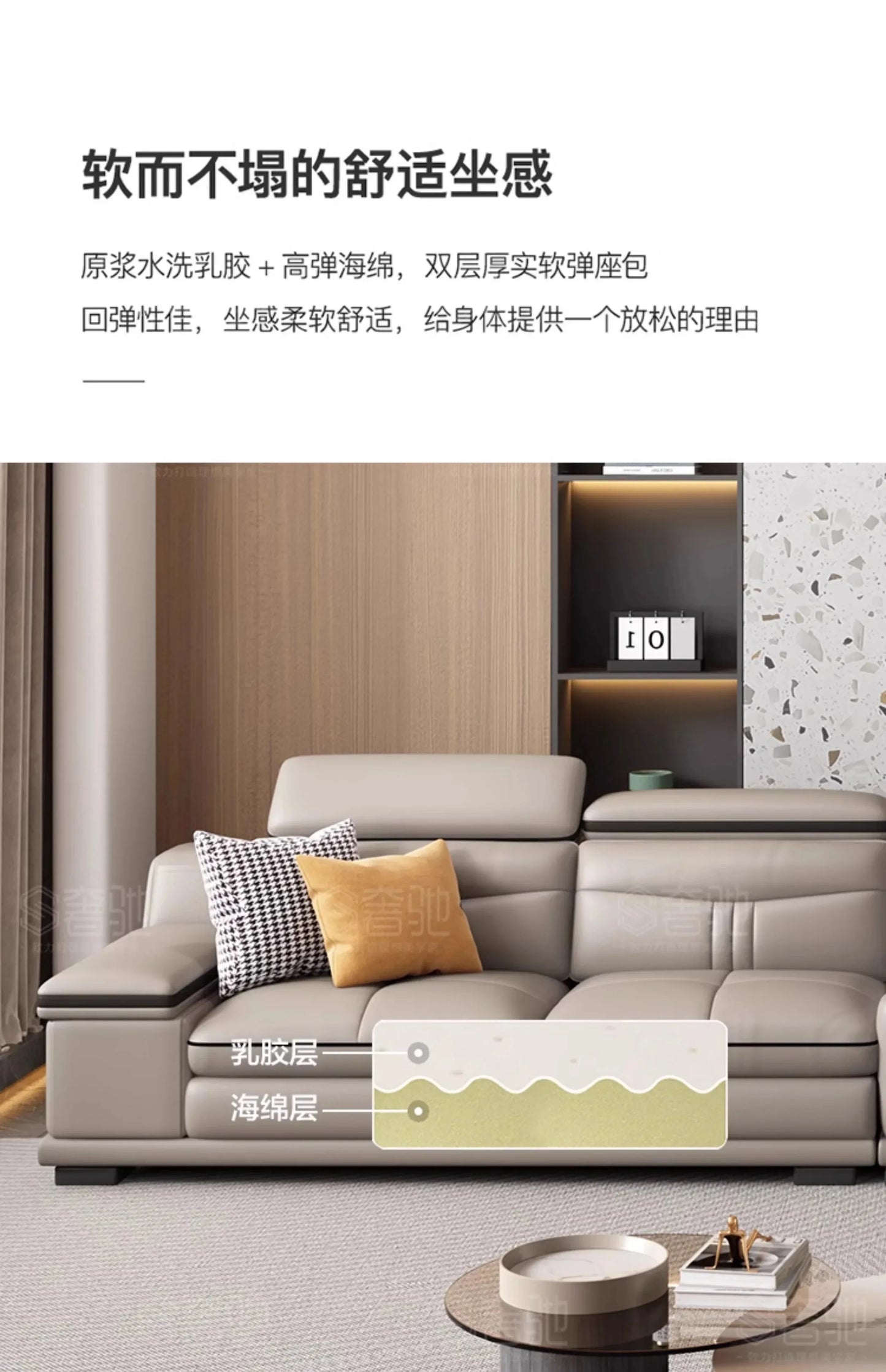 Cozy Genuine Leather Sofas Fancy Living Room Reclining Italian Sofa Modern Luxury Divani Da Soggiorno Apartment Furniture