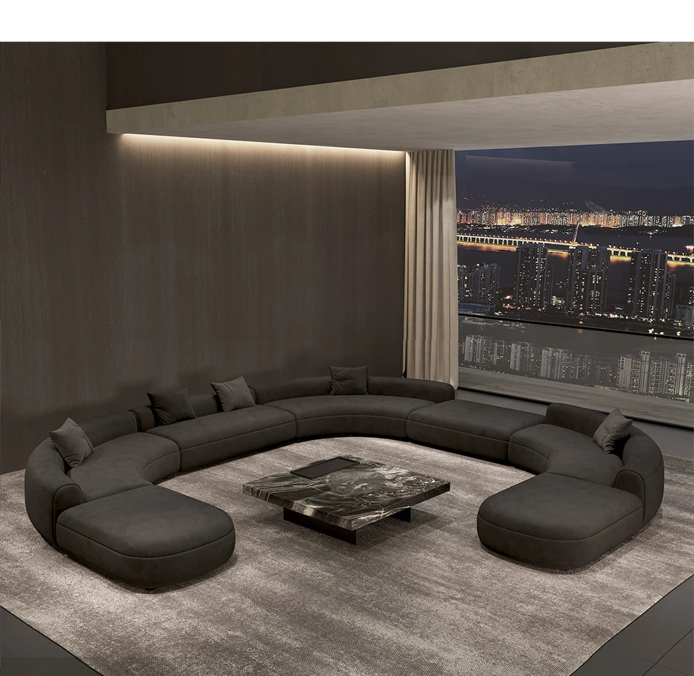 Oversized Black Living Room Sofas Minimalist Nordic Modern Living Room Sofas Lounge Lounge Couch Wohnzimmer Furniture For Home