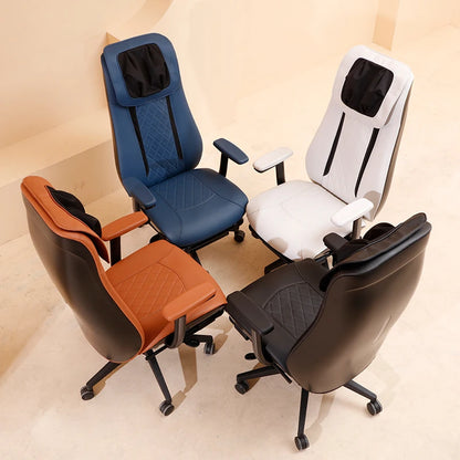 advanced computer chair swivel ergonomic chair cushion PU luxury with wheels office massage chair
