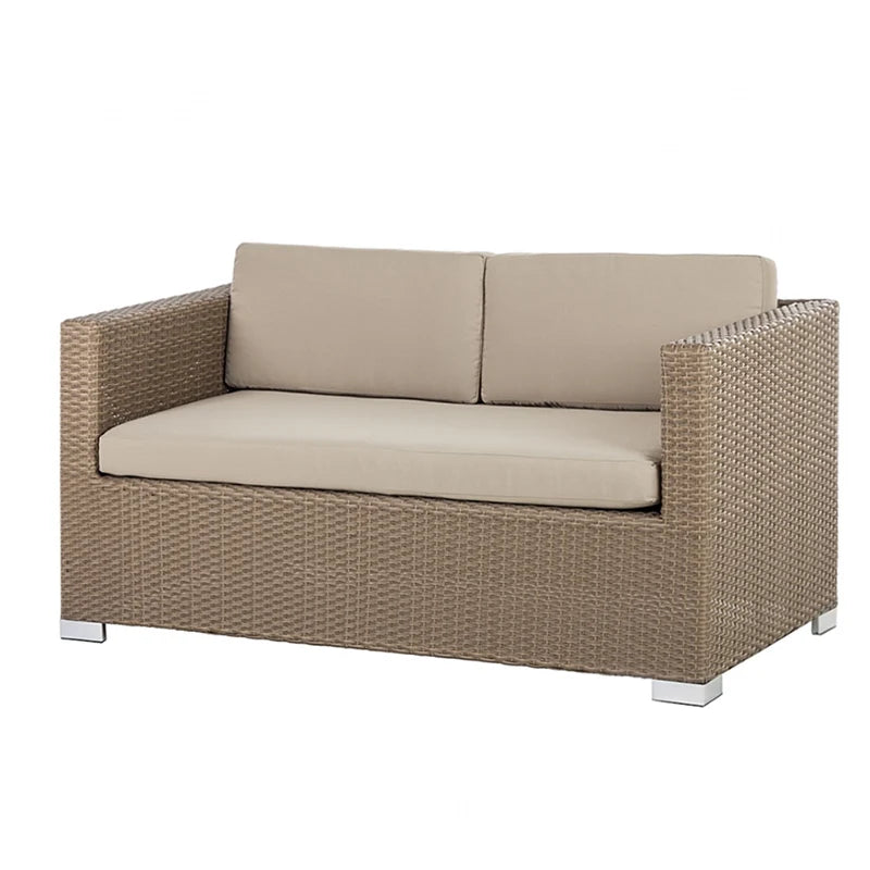 Outdoor Coffee Table Garden Sofas Combination Leisure Nordic Lawn Garden Sofas Simple Pe Rattan Furniture Sofá Jardín MHHYSF