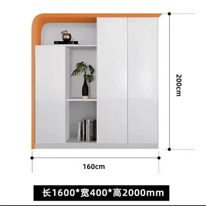 Modern simple class desk baking paint general manager boss table atmospheric office light luxury fashion desk boss table