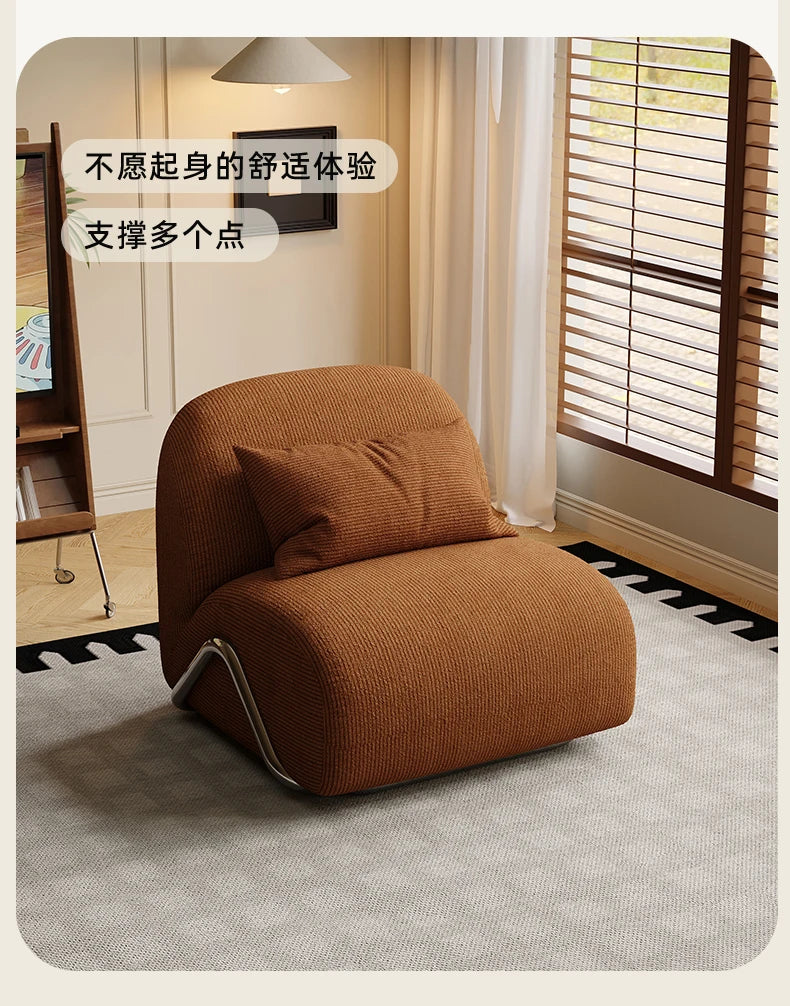 X2 medieval style advanced sense living room casual retro lazy carriage sofa single sofa chair