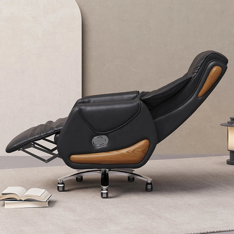Leather Gaming Chair Meditation Modern Comfortable Office Cute Living Room Chair Durable Elastic Sillas De Oficina Furniture