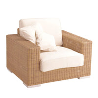 Outdoor rattan courtyard waterproof and sunscreen garden leisure sofa combination balcony double sofa
