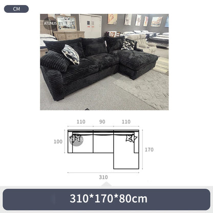 Vacuum Pack Sectional Couches Luxury Living Room White Cloud Sofa Modular Compressed Sofa Set Furniture