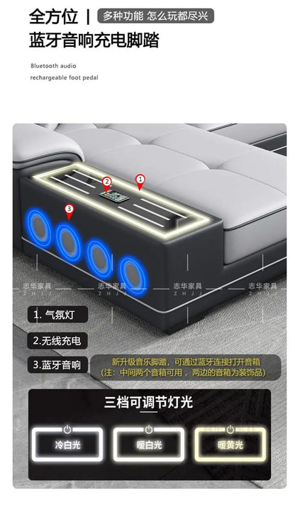 Seater Modern Sofa Ajustable Luxury Sectional Multifunctional Reclining Sofa Cushion Lazy Meubles De Maison Salon Furnitures