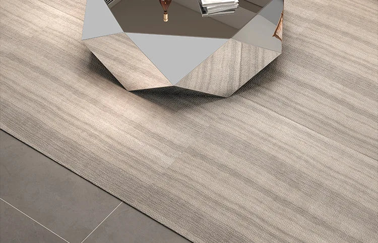 High-end living room home designer light luxury modern minimalist special-shaped stainless steel diamond coffee table