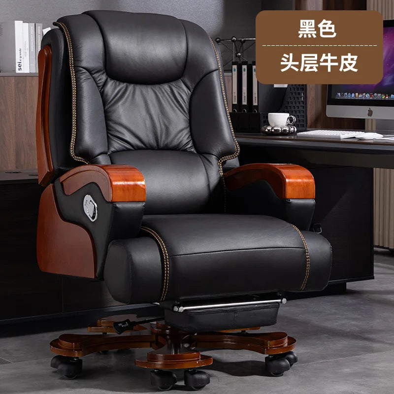 Nordic Swivel Office Chair Massage Footrest Lift High Quality Comfortable Armchair Aesthetic Design Silla Escritorio Furniture