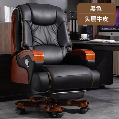 Nordic Swivel Office Chair Massage Footrest Lift High Quality Comfortable Armchair Aesthetic Design Silla Escritorio Furniture