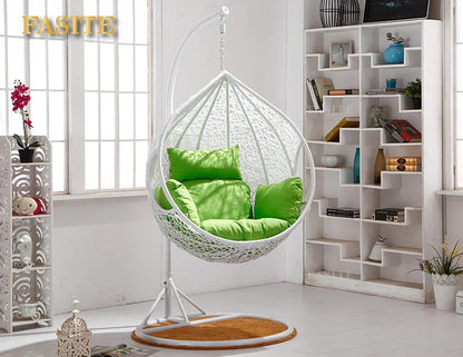 Swing Hanging Chair Hammock Indoor Balcony Bird's Nest Hanging Basket Rattan Chair Reclining Chair, Rocking Chair
