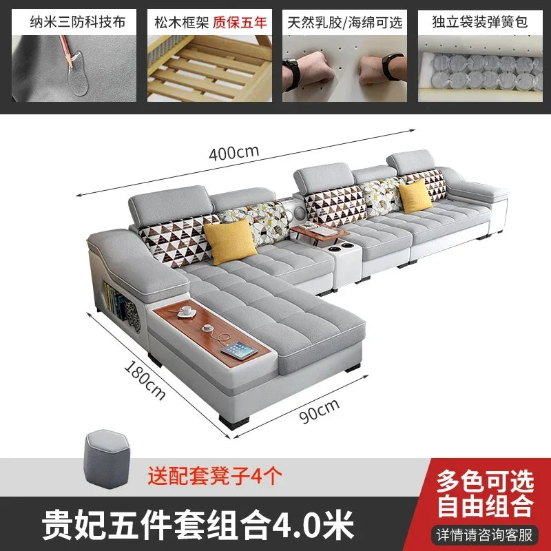 LL Modern Minimalist Living Room Sofas Sectional Lazy Nordic Leather Sofas Designer Lounge Curved Divano Lounge Suite Furniture