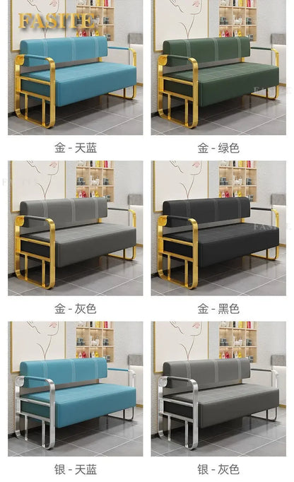 Office reception small apartment sofa barber shop waiting chair rental house clothing beauty salon lounge