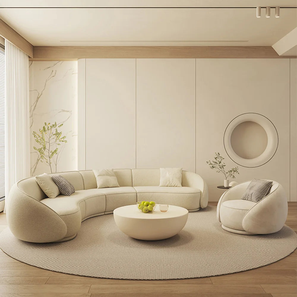 Hot-selling luxury sofa contemporary sofa set furniture modern living room curved sofa set