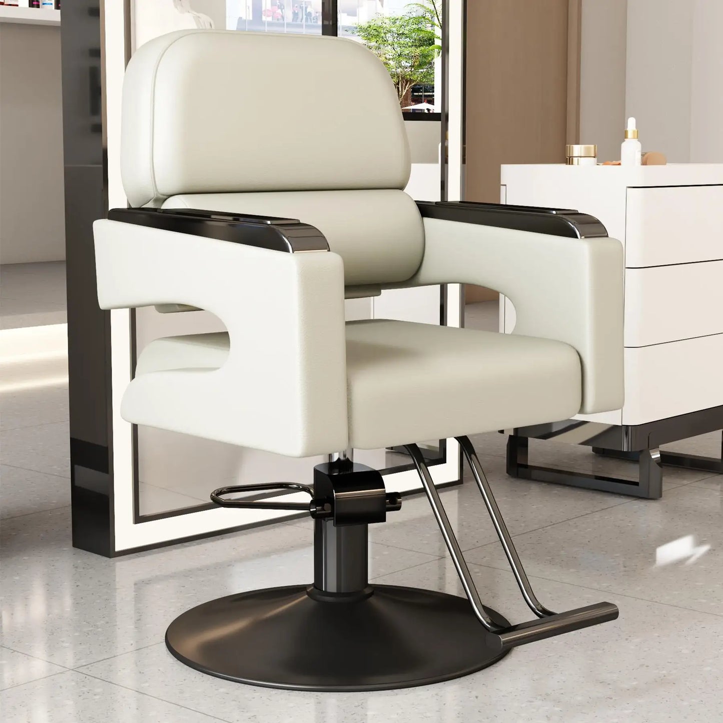 Creative Luxury Barber Chairs Modern Simple Style Minimalist Salon Chairs Space Saving Italian Friseurstuhl Salon Furniture