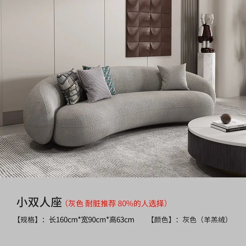 Narrow Designer Living Room Sofas Beige Italian Luxury Modern Living Room Sofas 2 Seater Nordic Woonkamerbanken Home Furniture