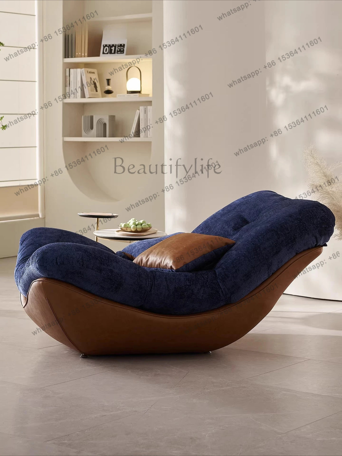 Italian light luxury lazy sofa chair Nordic modern simple style home design leisure chair