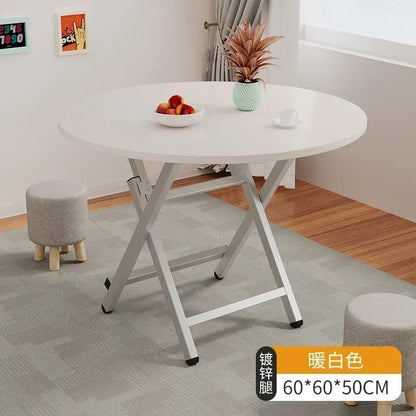 2025 New Folding Table,Indoor Outdoor Heavy Duty Portable Folding Square Woodiness Dining Table ,for Picnic, Party, Camping