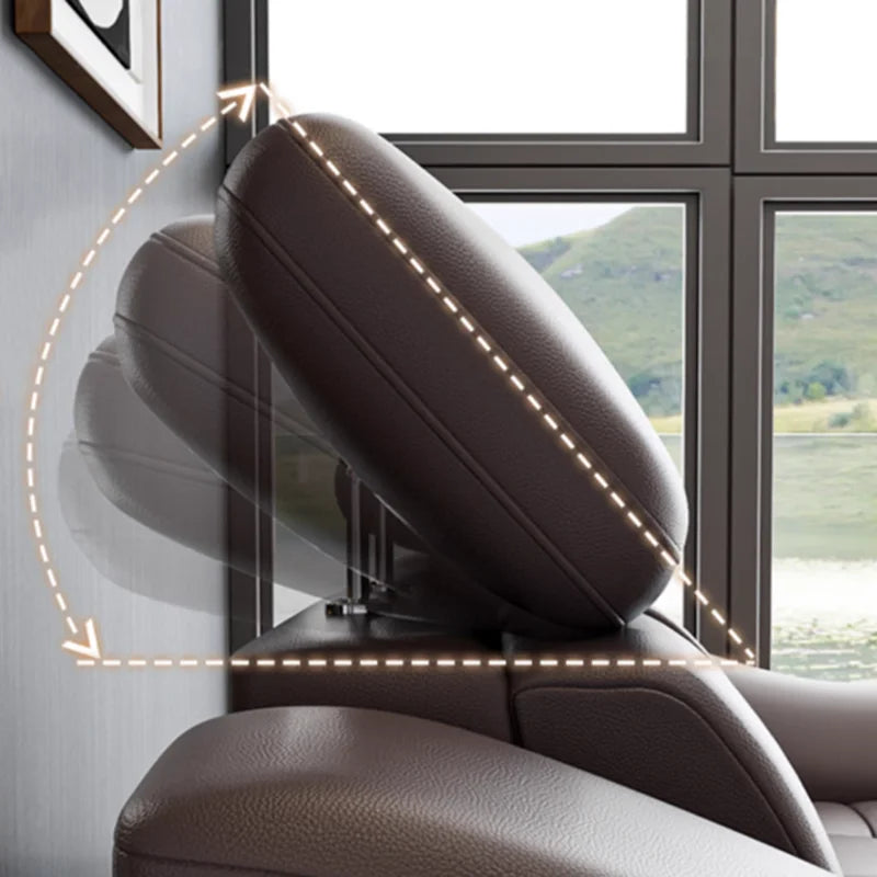 Nordic Genuine Leather Sofas Luxury Armchairs Cinema Comfortable Sofas Living Room Design Fauteuils Salon Home Furniture