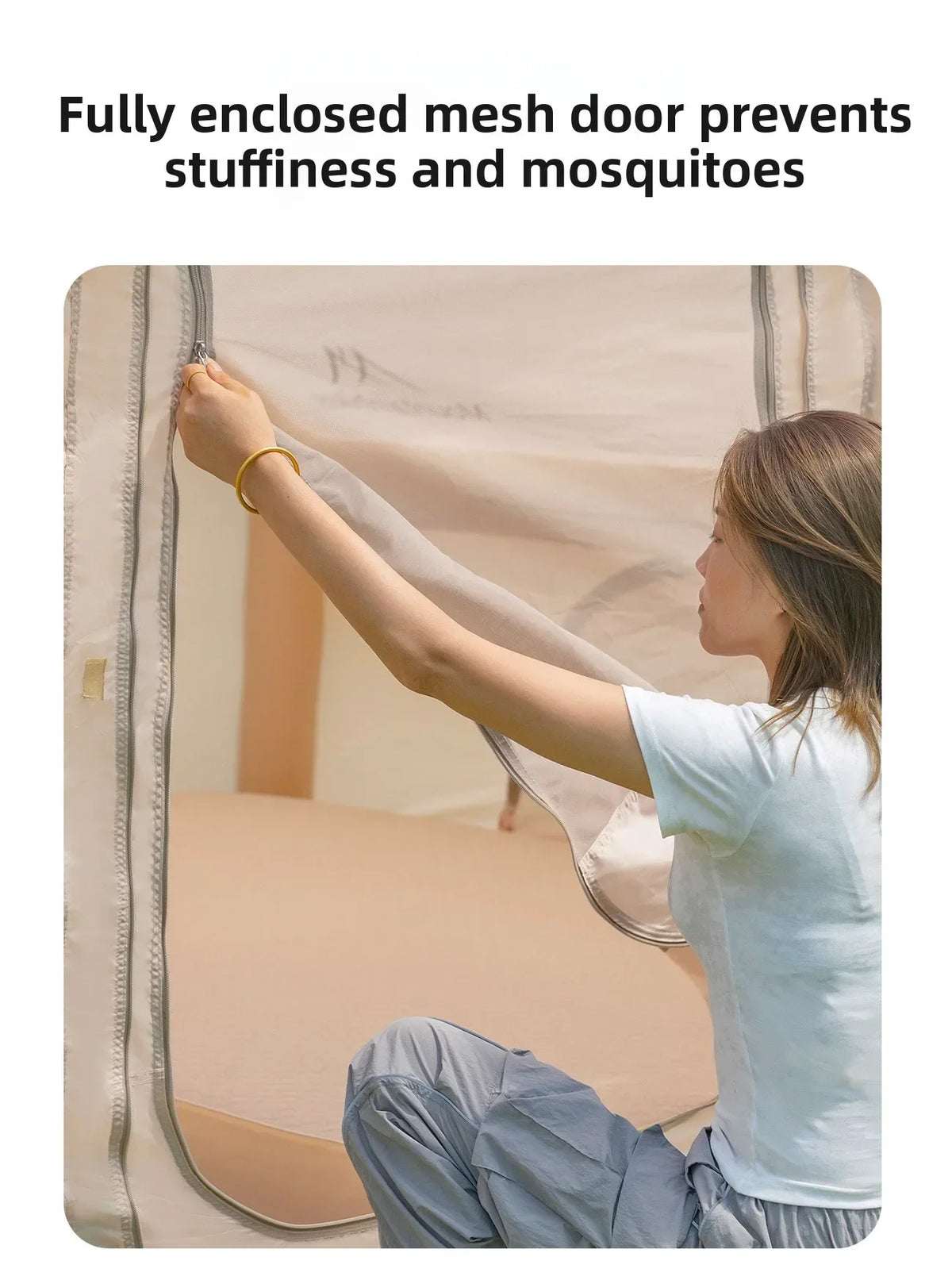 The Mountainhiker Inflatable Tent,equipped with Storage Bags and An Air Pump, Is Ideal for Outdoor Hiking Activities