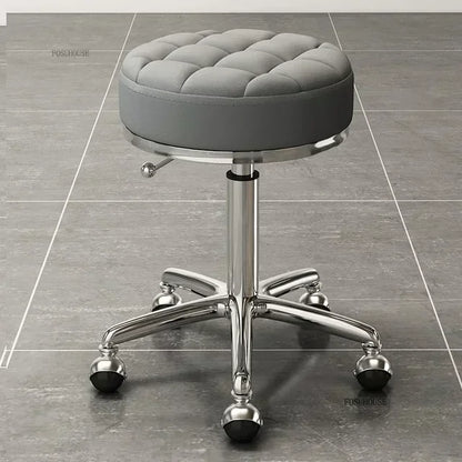 High end, stainless steel, dining chair, single sofa chair designer