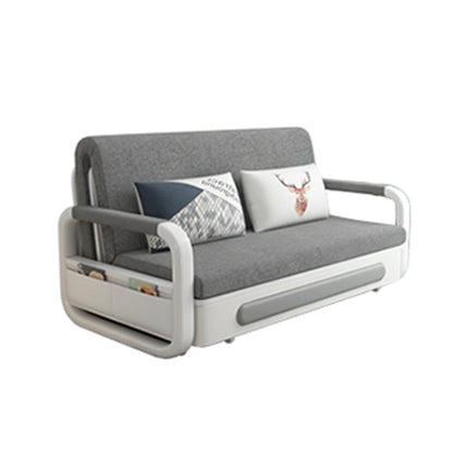 Technology cloth sofa bed dual purpose, multi functional foldable, small apartment in the living room, double fabric art