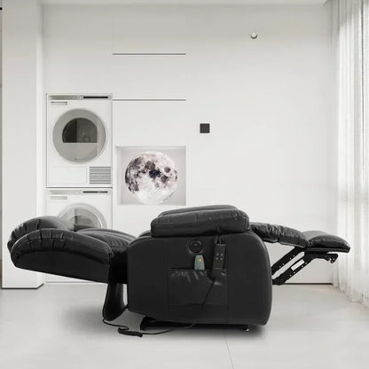 ZQ Dual Motor Sleeper Chair With Massage And Heating Functions Suitable For The Elderly Unlimited Electric Lift Chair, Flat Lyin