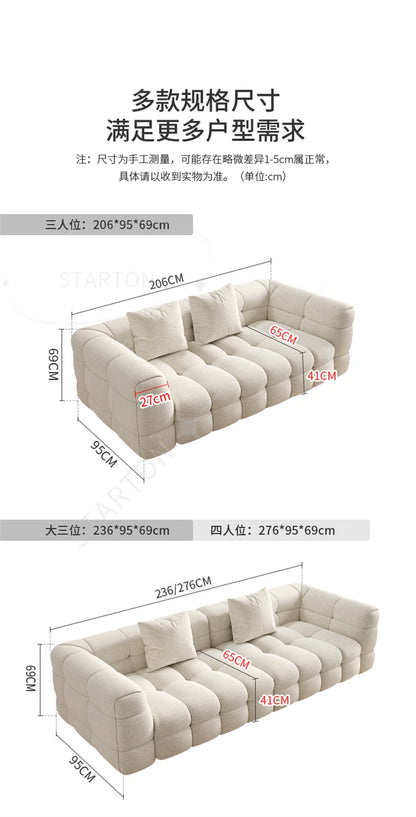 Living Room Furniture Mario Bellini Boucle Modular Sofa Modern Design Sectional Velvet Set Nordic Sofa Sofas Modernos