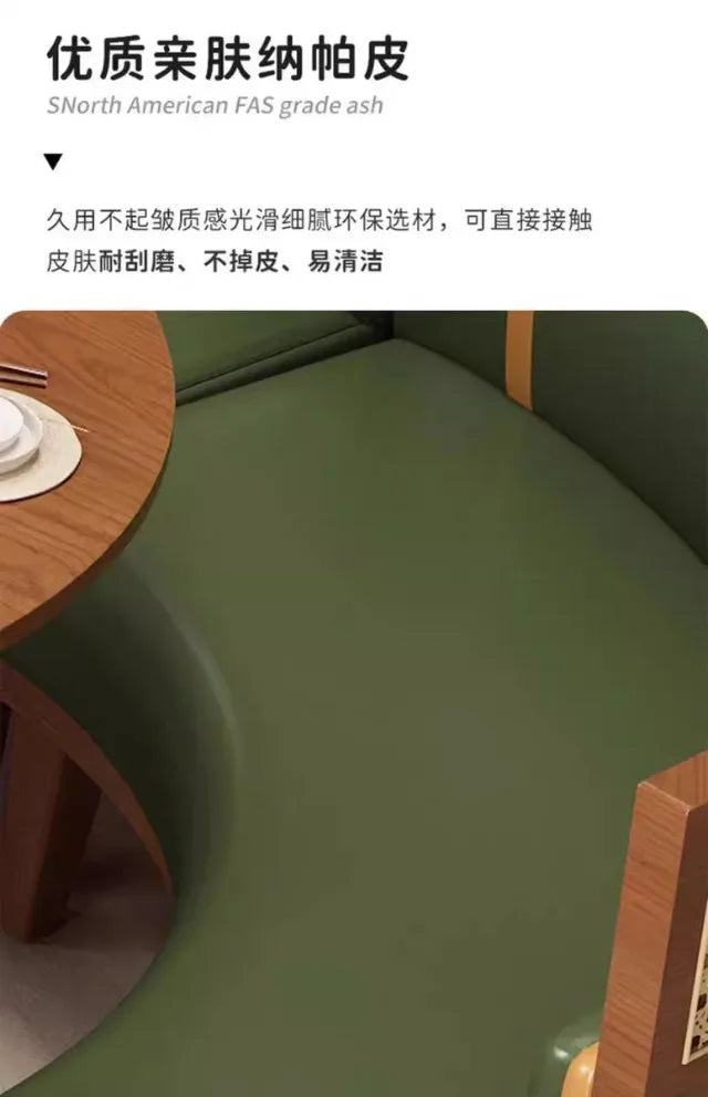 Card seat sofa cafe noodle shop western restaurant table and chair combination commercial