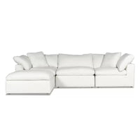 Compact Straight-Back Fabric Sofa Vacuum Compressed Cloud Feel L-Shaped Sofa for Living Rooms Sectional Foam Sofa Set Furniturep