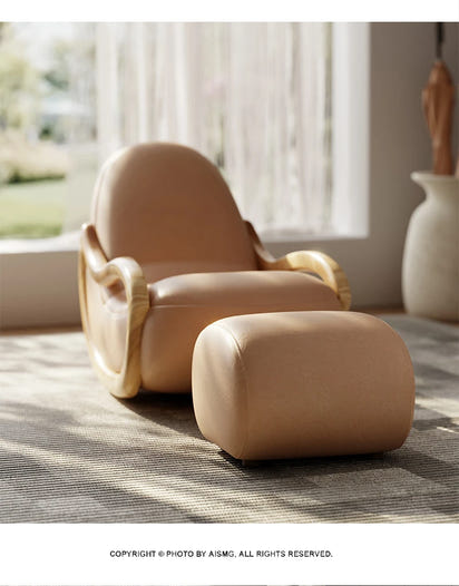 Relaxing Lounges Accent Chair Lazy Household Rocking Living Room Sofa Relax Armchairs Break Celebrity Creamy Balcony Furniture