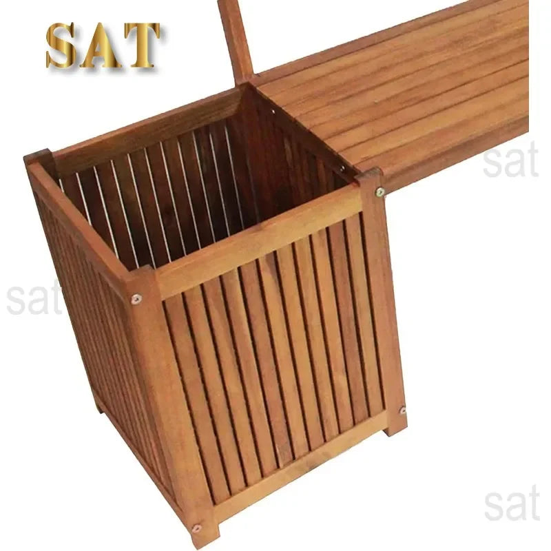 SAT2 Leigh Country Banc d'extérieur en bois durable pour tous les temps, patio d'arrière-cour, balcon d'entrée ou sièges de meubles de terrasse