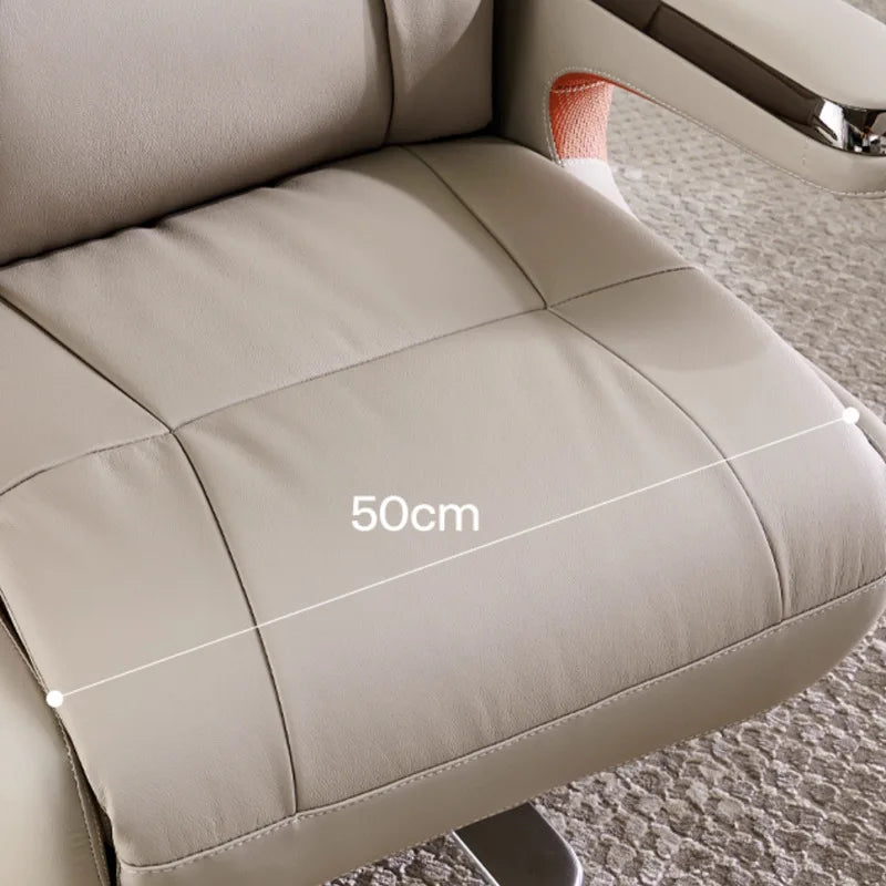 Boss chair leather office chair high-end president sedentary comfortable business class home lunch break