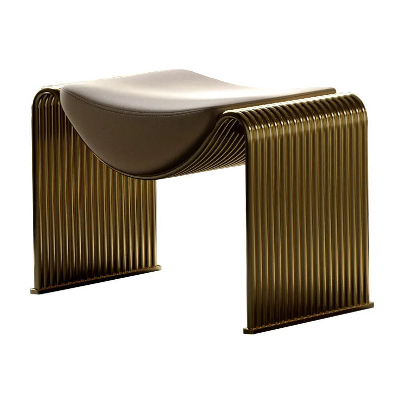 Single chair, living room, simple sofa chair, vintage creative stainless steel lounge chair, reception room
