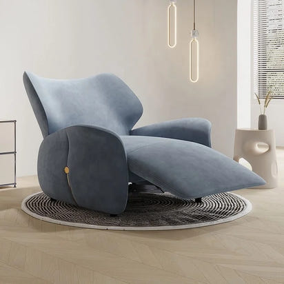 Modern smart living room lounge chair sofa chair Comfortable cotton push back rocking chair Convertible home bar furniture