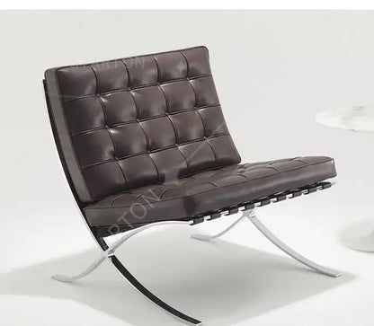 Nordic Single Sofa Barcelona Chair Italian Designer Seat Personality Lounge Chair Lounge Chair Retro Chairs