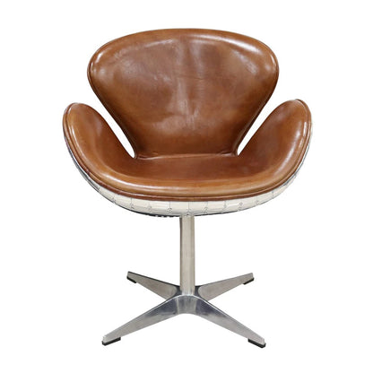 Home Furniture Aviation Vintage Leather Chair Swivel Aviator Bar Chair